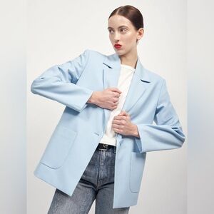 MSRP $495 Equipment Cedric Jacket Dream Blue Size 10